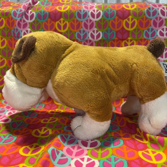 Webkinz Bulldog HM126 No Code Stuffed Plush Animal Pet - Picture 3 of 5